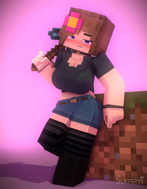 13 enderman puts huge anal beads in her ass. . Jenny minecraft hentai